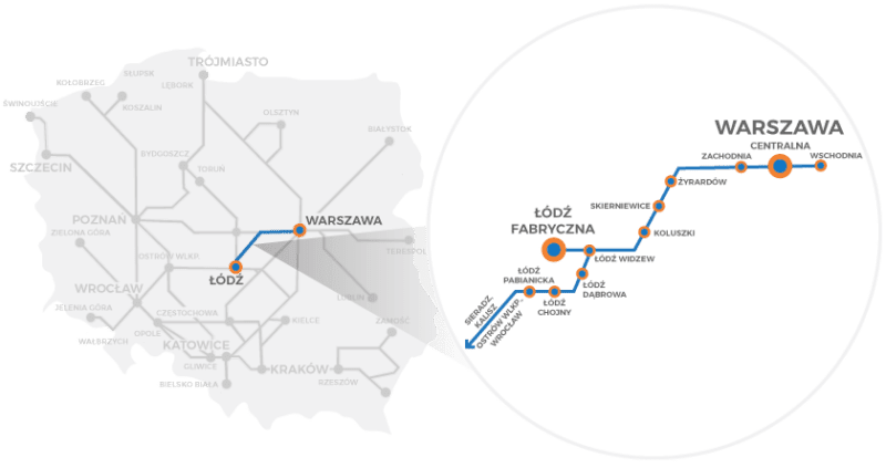 Połączenia kolejowe Warszawa – Łódź: dalekobieżne czy regionalne?