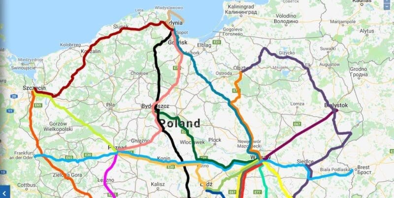 Inwestycje na sieci kolejowej na interaktywnej mapie