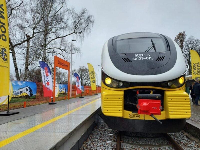 Po ponad 20 latach Chocianów wraca na kolejową mapę